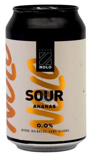 Bière PRIZM NOLO Sour ananas sans alcool 0%