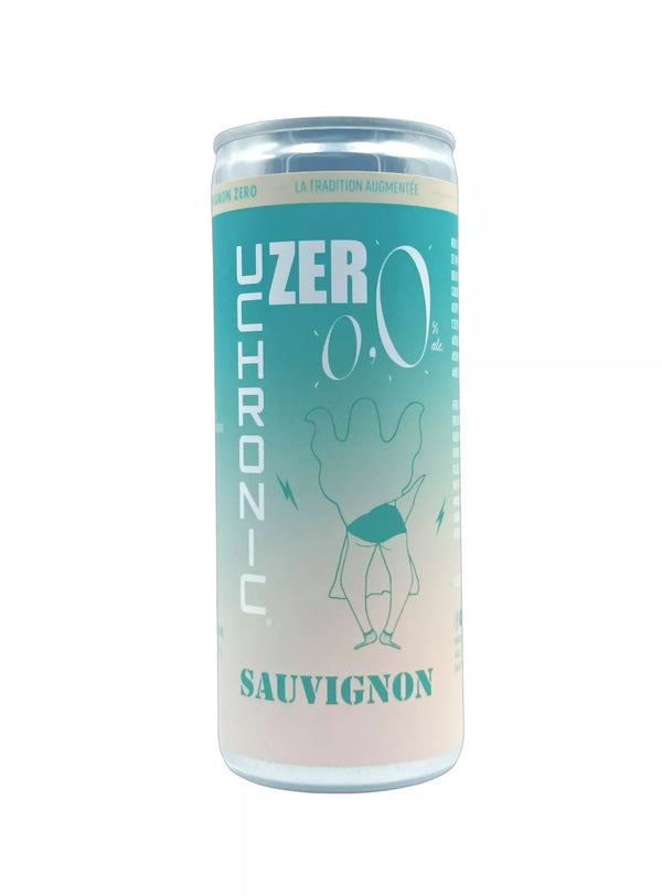 White wine sauvignon zero uchronic without alcohol 0.0% - can