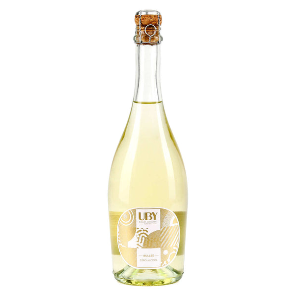 Vino blanco efervescente Uby 0.0% libre de alcohol