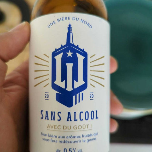 Bière LIL sans alcool 0,5% 75cl 🥂 Sanzalc, la cave sans alcool et sans complexe