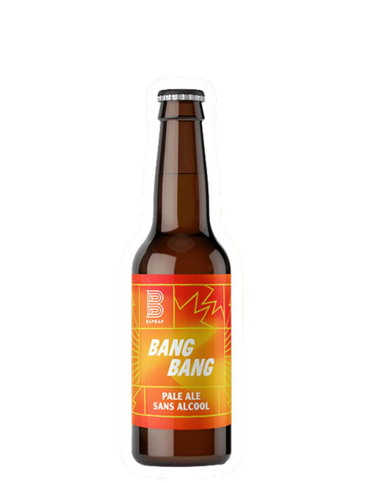 Bière BapBap BANG BANG Pale Ale sans alcool 0,3% Sanzalc, cave sans alcool pour adultes décomplexés