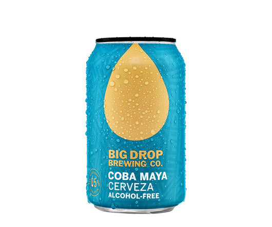 Bière Big Drop Coba Maya Mexican Lager 0,5% sans alcool 🥂 Sanzalc, la cave sans alcool et sans complexe