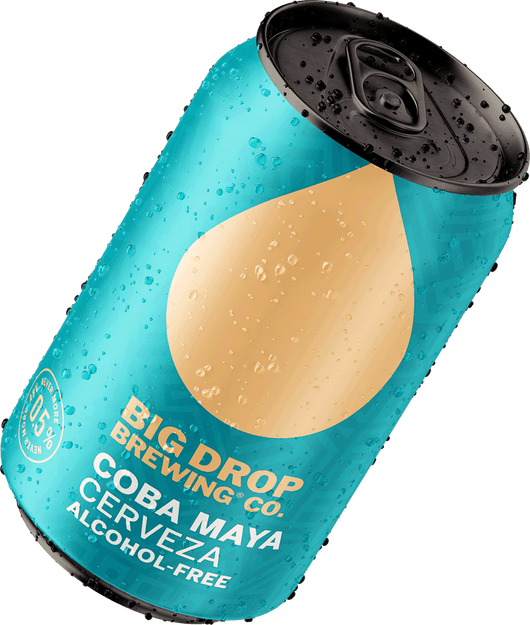 Bière Big Drop Coba Maya Mexican Lager 0,5% sans alcool 🥂 Sanzalc, la cave sans alcool et sans complexe