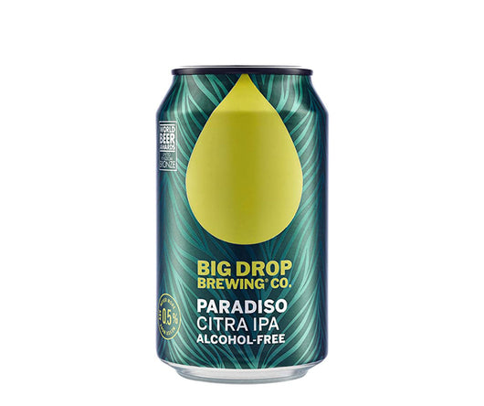 Bière Big Drop Paradiso Citra IPA 0,5% sans alcool 🥂 Sanzalc, la cave sans alcool et sans complexe