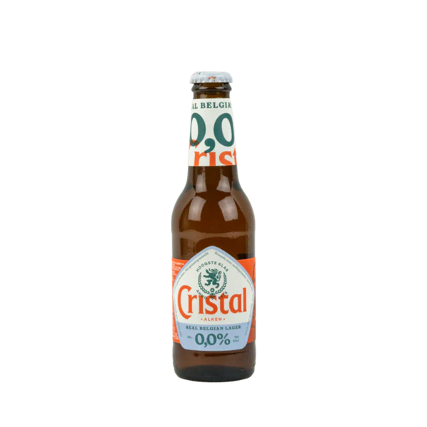 Bière Cristal 0.0 sans alcool Sanzalc, cave sans alcool pour adultes décomplexés