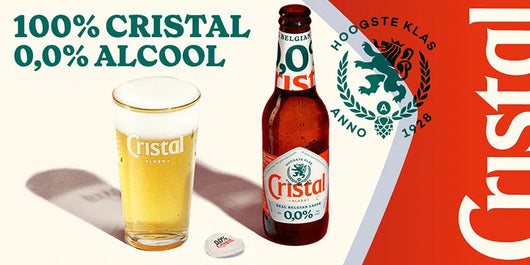 Bière Cristal 0.0 sans alcool Sanzalc, cave sans alcool pour adultes décomplexés