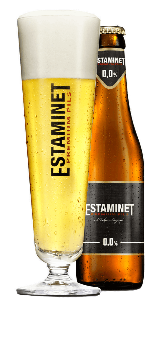 Bière Estaminet 0.0% sans alcool 🥂 Sanzalc, la cave sans alcool et sans complexe