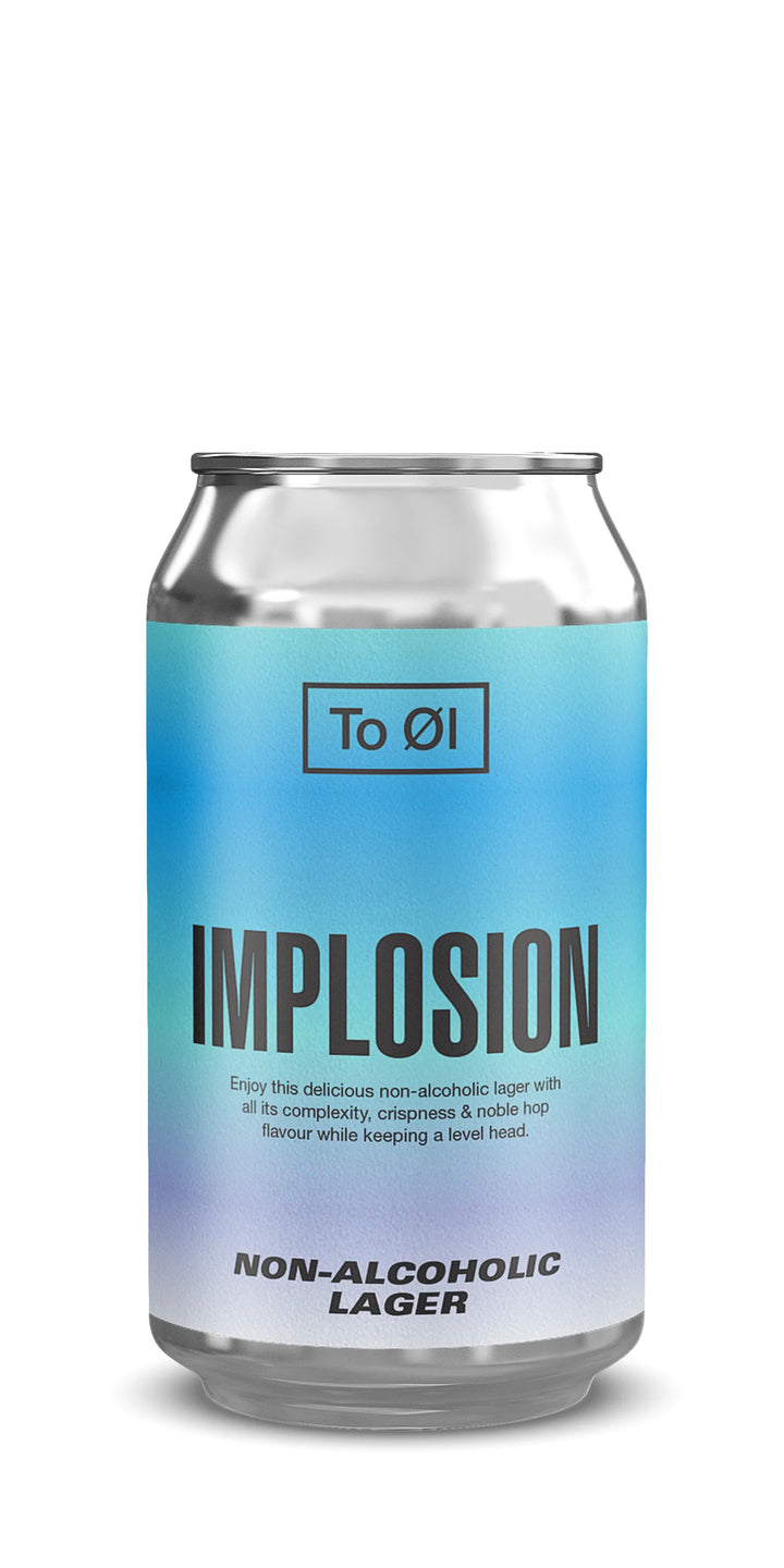 Bière Implosion Lager sans alcool 0.5% Sanzalc, cave sans alcool pour adultes décomplexés