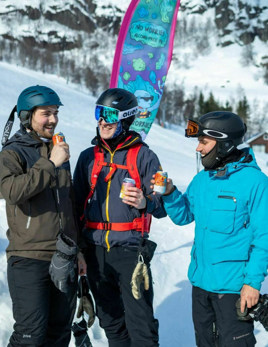 Bière Lervig No Worries Grapefruit 0,5% sans alcool Sanzalc, cave sans alcool pour adultes décomplexés