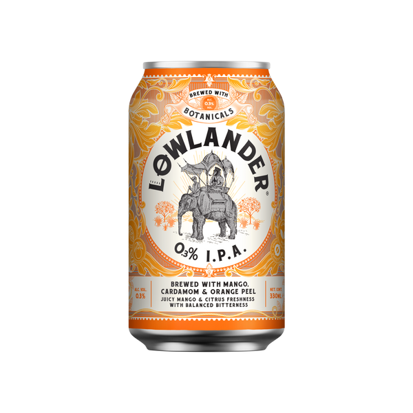 Bière Lowlander 0.3% IPA sans alcool 🥂 Sanzalc, la cave sans alcool et sans complexe