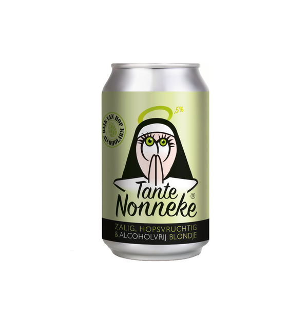 Bière Tante Nonneke IPA sans alcool 0,5% Sanzalc, cave sans alcool pour adultes décomplexés