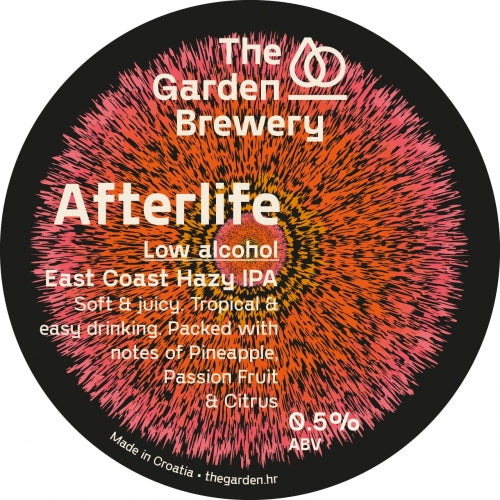 Bière The Garden Brewery - AfterLife IPA sans alcool 0.5% Sanzalc, cave sans alcool pour adultes décomplexés