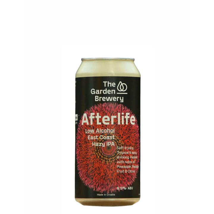 Bière The Garden Brewery - AfterLife IPA sans alcool 0.5% Sanzalc, cave sans alcool pour adultes décomplexés