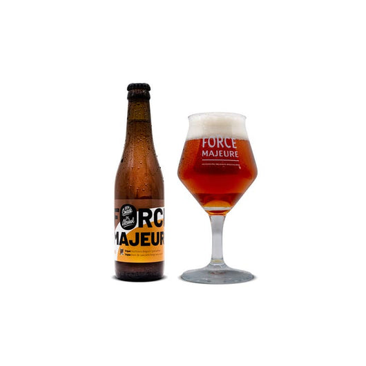 Bière Tripel Force Majeure 0,4% sans alcool Sanzalc, cave sans alcool pour adultes décomplexés