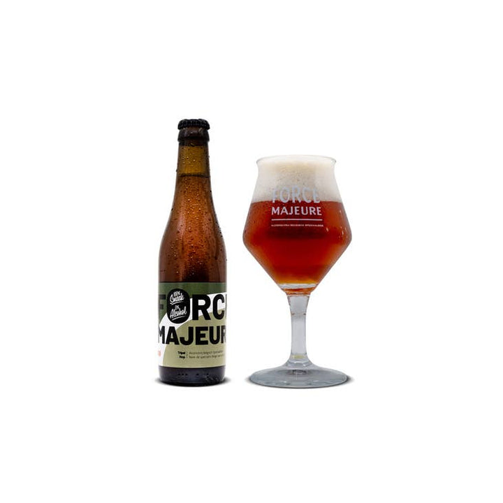 Bière Tripel Hop Force Majeure 0,4% sans alcool Sanzalc, cave sans alcool pour adultes décomplexés