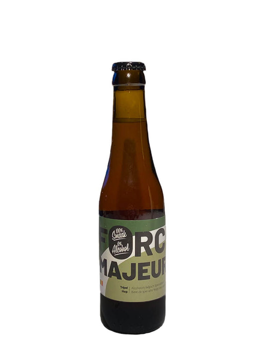 Bière Tripel Hop Force Majeure 0,4% sans alcool Sanzalc, cave sans alcool pour adultes décomplexés