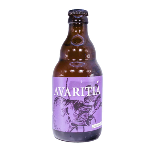 Bière blonde Hugel Seven Sin "Sept péchés" Avaritia 0,5% sans alcool Sanzalc, cave sans alcool pour adultes décomplexés