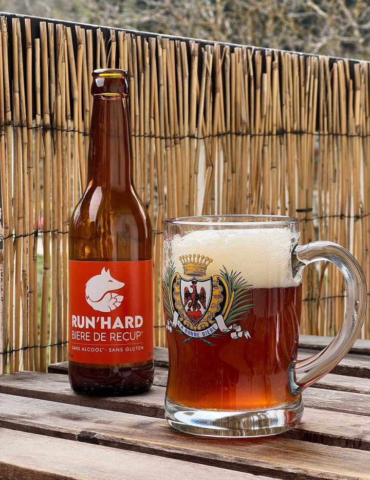 Bière sans alcool 33cl Run'Hard La Reine 0,4% Sanzalc, cave sans alcool pour adultes décomplexés