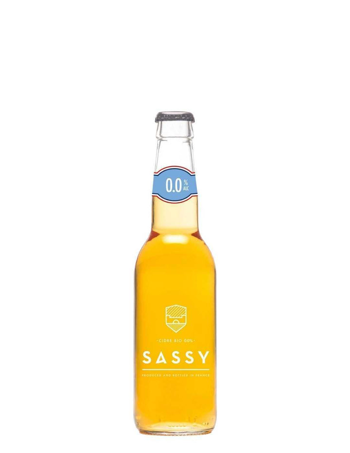 Cidre bio Maison Sassy sans alcool 0,0% Sanzalc, cave sans alcool pour adultes décomplexés