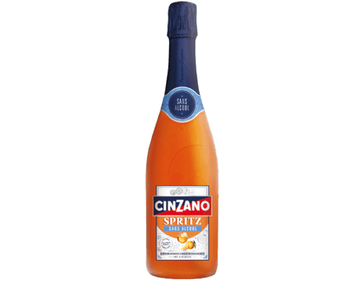 Cinzano Spritz 0% sans alcool 75cl 🥂 Sanzalc, la cave sans alcool et sans complexe