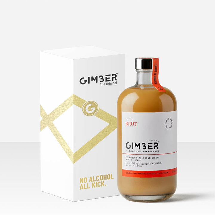 Gimber N°2 Brut BIO 700ml sans alcool 🥂 Sanzalc, la cave sans alcool et sans complexe