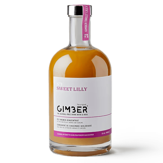 Gimber S°1 Sweet Lily 700 ml sans alcool Sanzalc, cave sans alcool pour adultes décomplexés