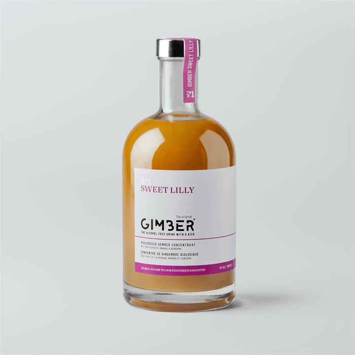 Gimber S°1 Sweet Lily 700 ml sans alcool Sanzalc, cave sans alcool pour adultes décomplexés