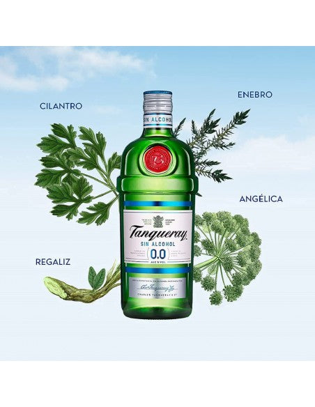 Gin Tanqueray 0,0% sans alcool Sanzalc, cave sans alcool pour adultes décomplexés