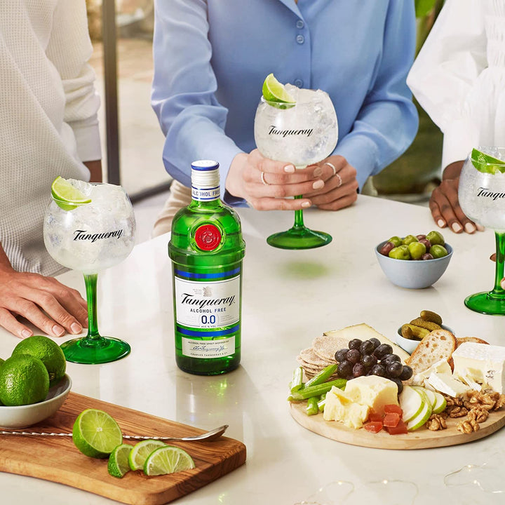 Gin Tanqueray 0,0% sans alcool Sanzalc, cave sans alcool pour adultes décomplexés