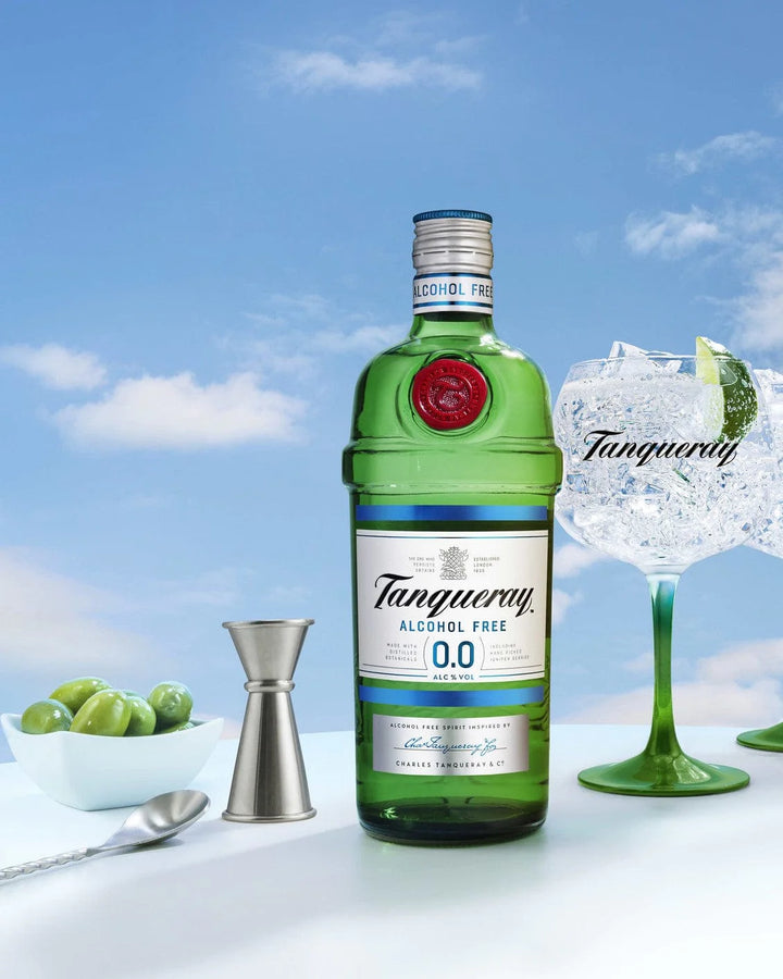 Gin Tanqueray 0,0% sans alcool Sanzalc, cave sans alcool pour adultes décomplexés