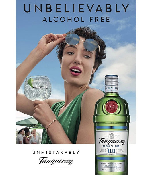 Gin Tanqueray 0,0% sans alcool Sanzalc, cave sans alcool pour adultes décomplexés