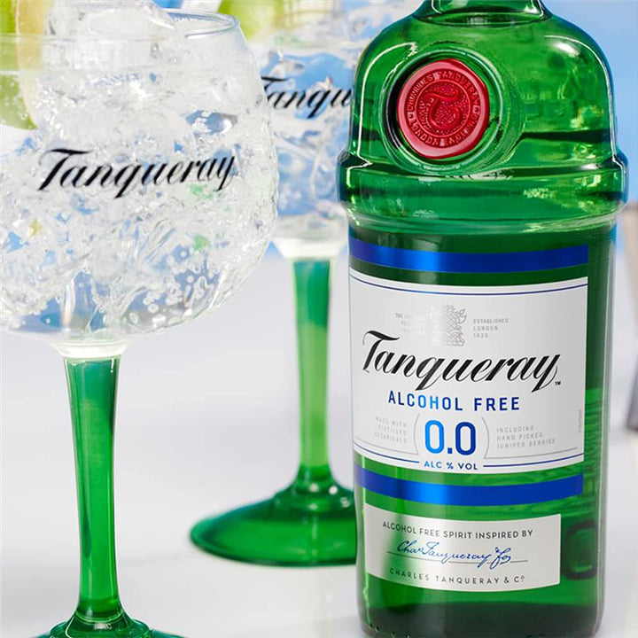 Gin Tanqueray 0,0% sans alcool Sanzalc, cave sans alcool pour adultes décomplexés