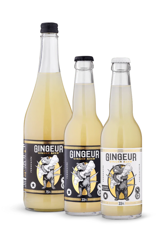 Ginger Beer Bio Gingeur 75 cl Sanzalc, cave sans alcool pour adultes décomplexés