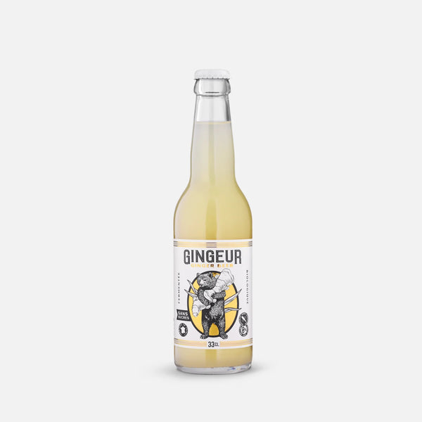 Ginger Beer Bio Gingeur sans sucres 33 cl Sanzalc, cave sans alcool pour adultes décomplexés
