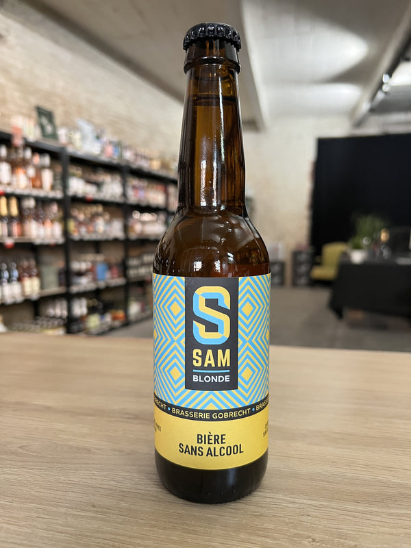 Bière SAM blonde sans alcool 0,5% - bouteille 33 cl