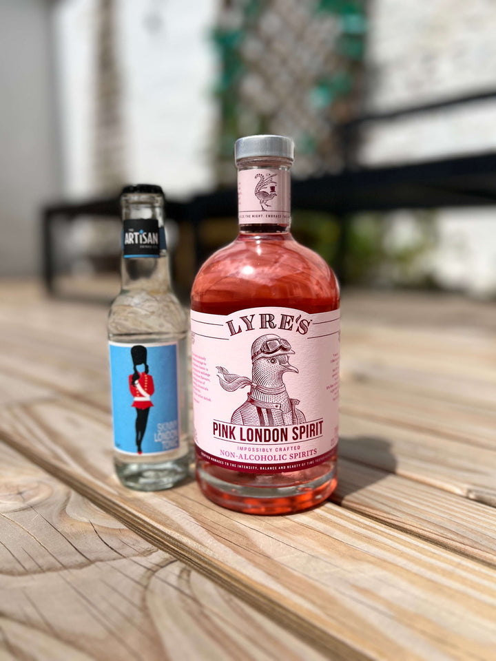 Lyre's Pink London spirit 0% sans alcool Sanzalc, cave sans alcool pour adultes décomplexés