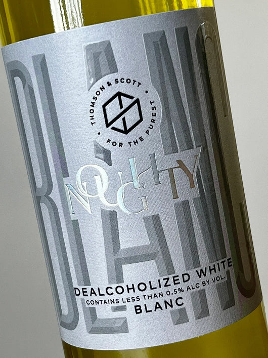 Noughty vin blanc 0.5% sans alcool Sanzalc, cave sans alcool pour adultes décomplexés