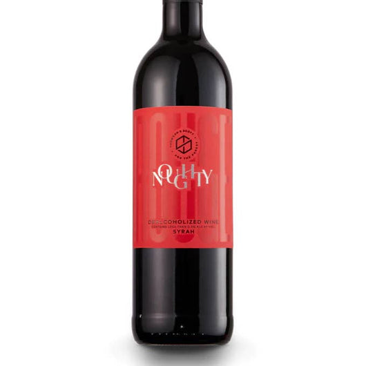 Noughty vin rouge 0.5% sans alcool Sanzalc, cave sans alcool pour adultes décomplexés