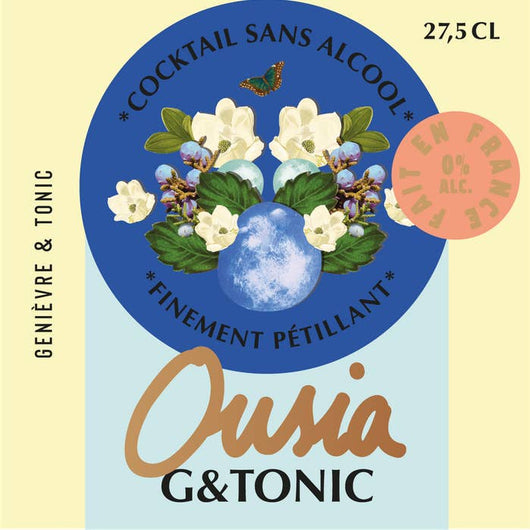 Ousia G&Tonic 0% sans alcool 🥂 Sanzalc, la cave sans alcool et sans complexe