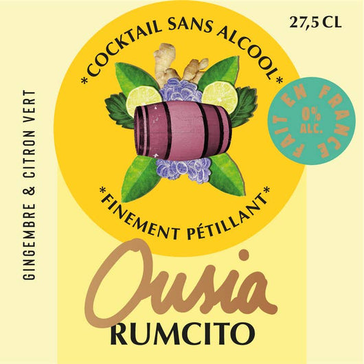 Ousia Rumcito 0% sans alcool 🥂 Sanzalc, la cave sans alcool et sans complexe