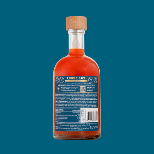 Rebels 0.0% Dolce Spritz Alternative sans alcool 0,0% Sanzalc, cave sans alcool pour adultes décomplexés