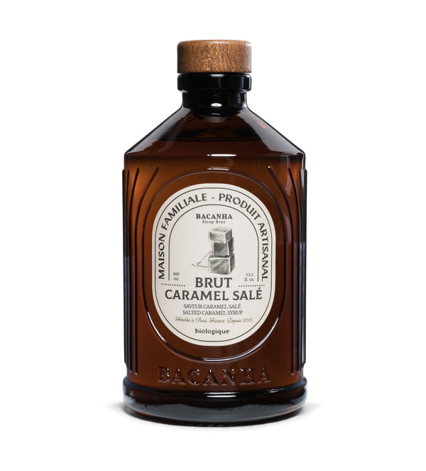 Sirop de Caramel Salé Brut Biologique - 400 ml 🥂 Sanzalc, la cave sans alcool et sans complexe