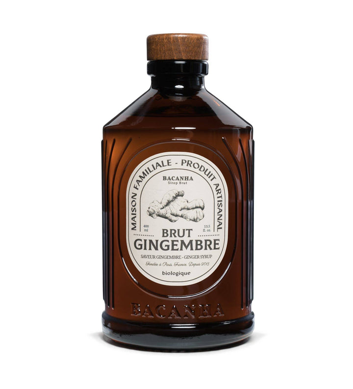 Sirop de Gingembre Brut Biologique - 400 ml 🥂 Sanzalc, la cave sans alcool et sans complexe