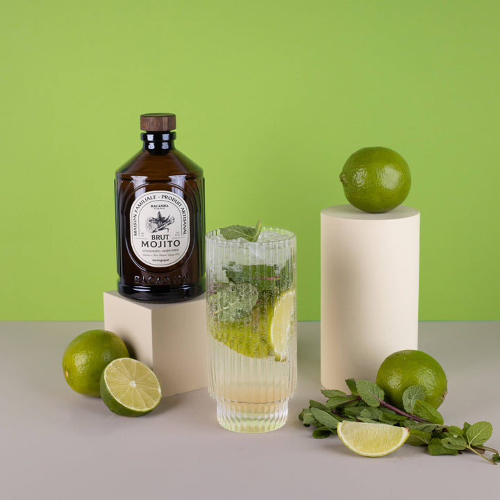 Sirop de Mojito Brut Biologique - Bacanha Sanzalc, cave sans alcool pour adultes décomplexés