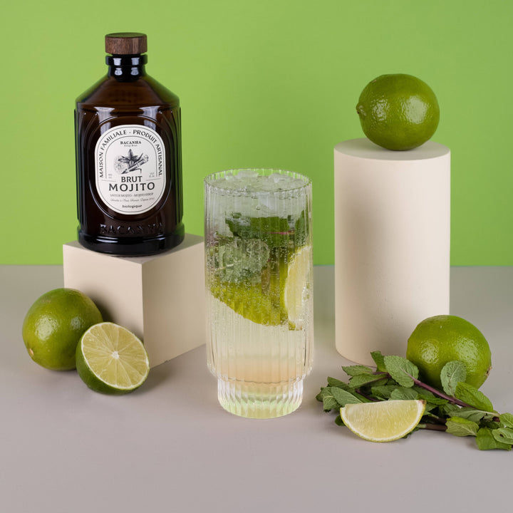 Sirop de Mojito Brut Biologique - Bacanha Sanzalc, cave sans alcool pour adultes décomplexés