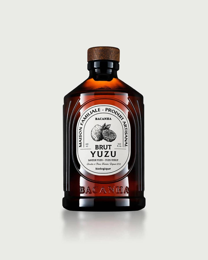 Sirop de Yuzu Brut Biologique - Bacanha Sanzalc, cave sans alcool pour adultes décomplexés