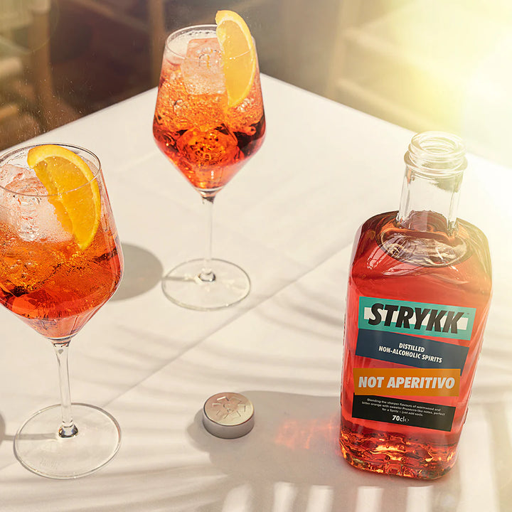 Strykk Not Aperitivo sans alcool 0.0% Sanzalc, cave sans alcool pour adultes décomplexés