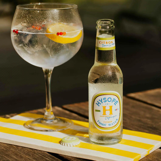 Tonic water Citron Bio Hysope 20 cl Sanzalc, cave sans alcool pour adultes décomplexés