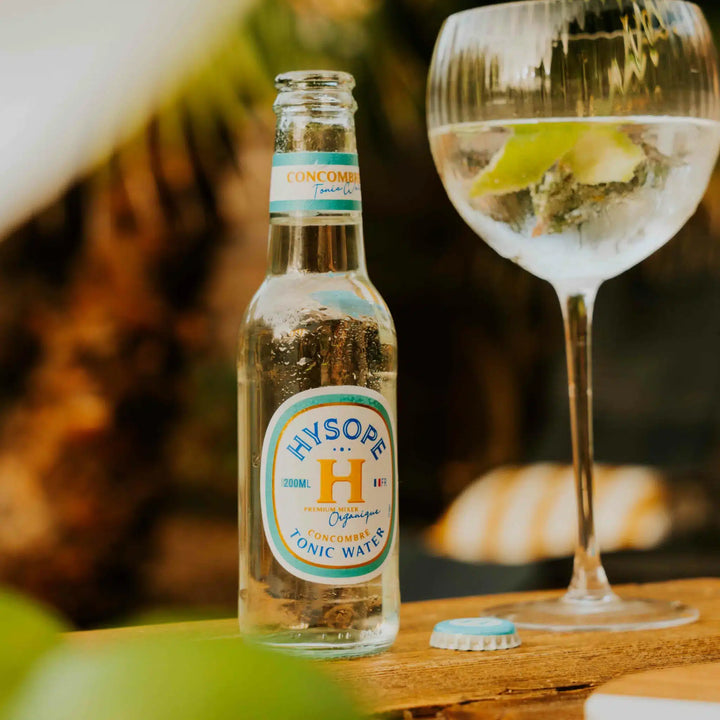 Tonic water Concombre Bio Hysope 20 cl Sanzalc, cave sans alcool pour adultes décomplexés