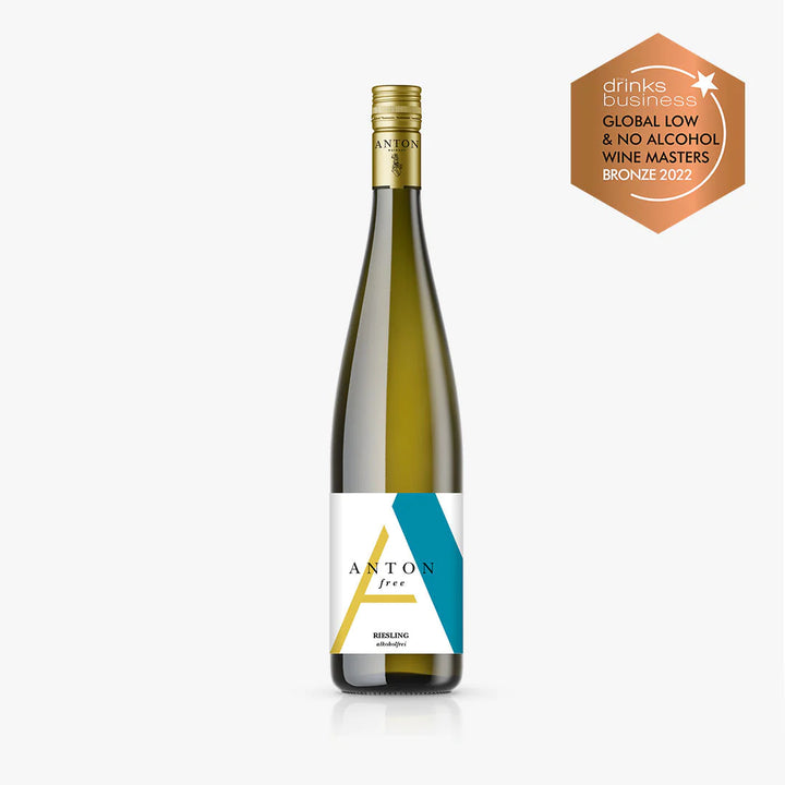 Vin blanc Riesling ANTON sans alcool 0,5% Sanzalc, cave sans alcool pour adultes décomplexés